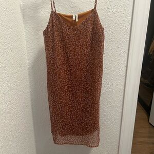 Adorable Fall spaghetti strap dress